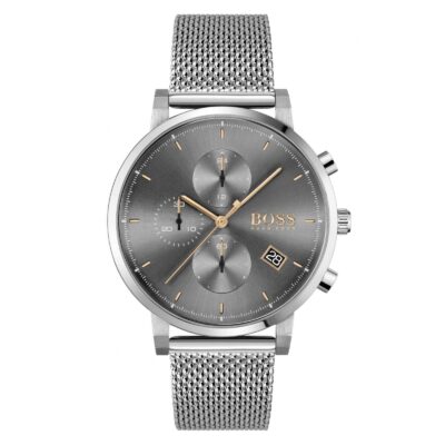 Hugo Boss Men's Watch Associate Brushed Steel Rose Gold - HB1513807